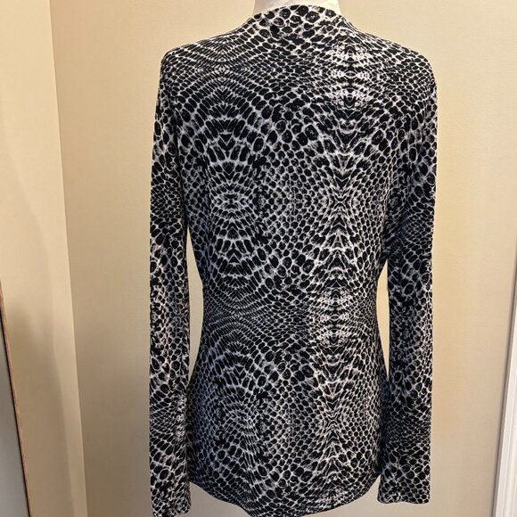 Kenneth Cole Faux Wrap Blouse - Picture 3 of 6